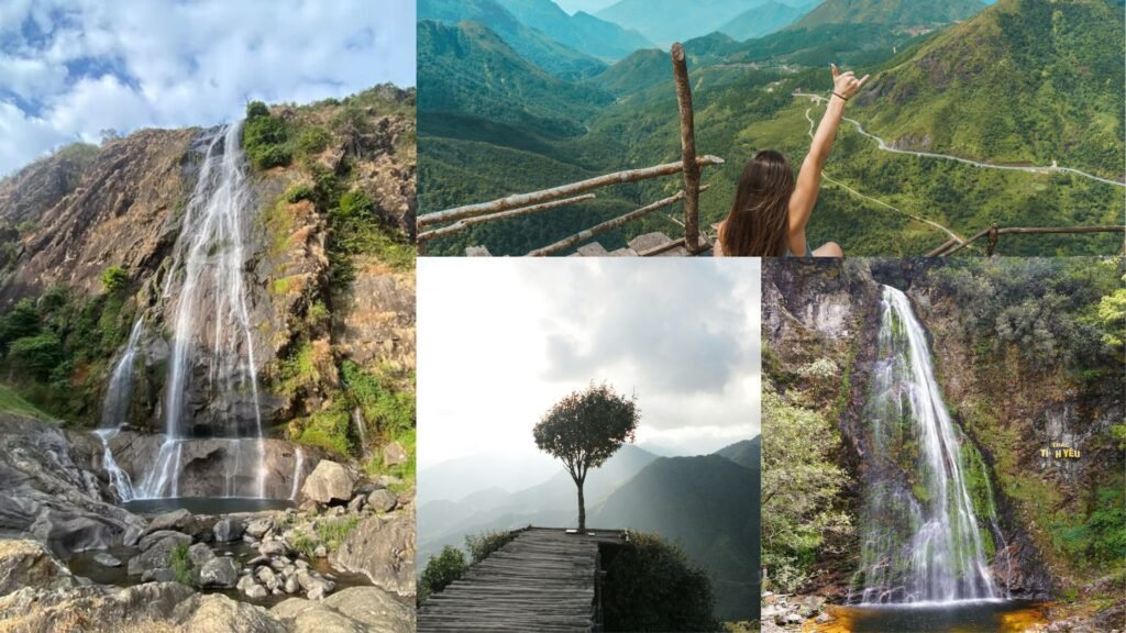 Cascade d'Argent et cascade d'Amour lors d'une excursion à Sapa